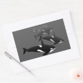 Orca Whale Stickers Killer Whale Art Stickers (Envelop)