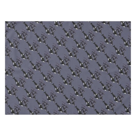 Orca Whale Tablecloth Killer Whale Art Tablecloth Tafelkleed (Voorkant (Horizontaal))