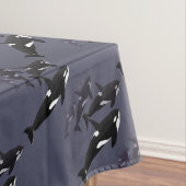 Orca Whale Tablecloth Killer Whale Art Tablecloth Tafelkleed (Voorbeeld)