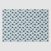 Orca Whale Tissue Paper in Blue Tissuepapier (Voorkant)
