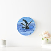 Orca whale Wall klok (Huis)