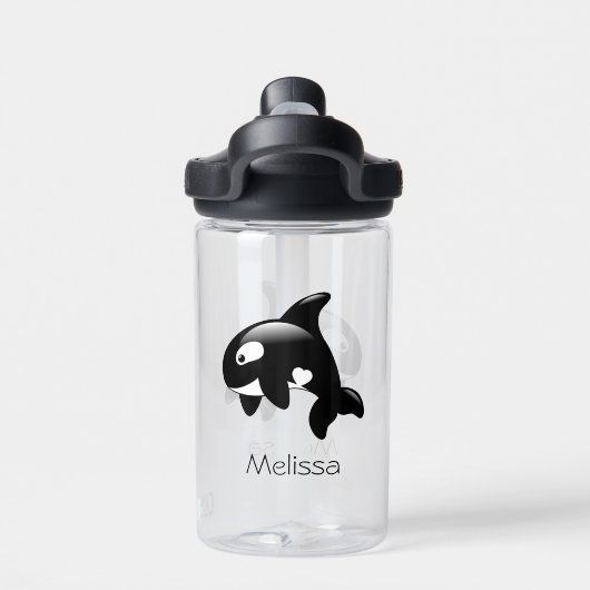 Orca Whale Waterfles (Achterkant)