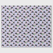 Orca Whale Wrapping Paper in Purple Cadeaupapier (Vlak)