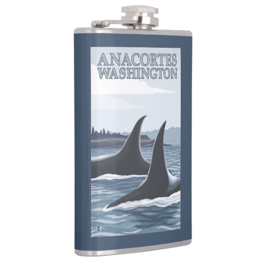 Orca Whales #1 - Anacortes, Washington Heupfles (Rechts)