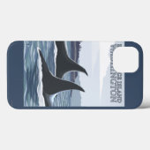 Orca Whales #1 - Bainbridge Island, Washington Case-Mate iPhone Case (Achterkant (horizontaal))