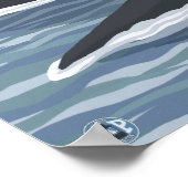 Orca Whales #1 - Bainbridge Island, Washington Poster (Hoek)