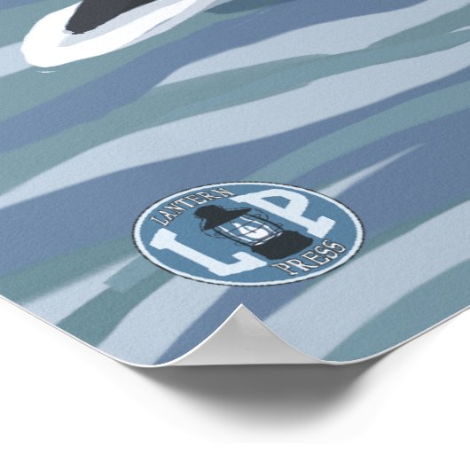 Orca Whales #1 - Bellingham, Washington Poster (Hoek)