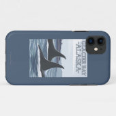 Orca Whales #1 - Glacier Bay, Alaska Case-Mate iPhone Case (Achterkant (horizontaal))