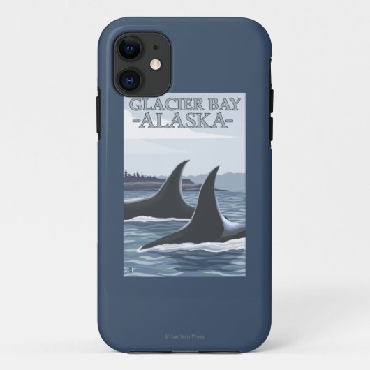 Orca Whales #1 - Glacier Bay, Alaska Case-Mate iPhone Case (Achterkant)