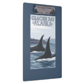 Orca Whales #1 - Glacier Bay, Alaska Klembord (Rechts)