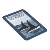Orca Whales #1 - Glacier Bay, Alaska Magneet (Rechterzijde)