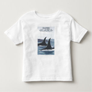 Orca Whales #1 - Haines, Alaska Kinder Shirts