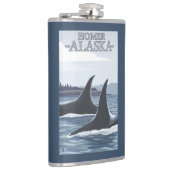 Orca Whales #1 - Homer, Alaska Heupfles (Rechts)