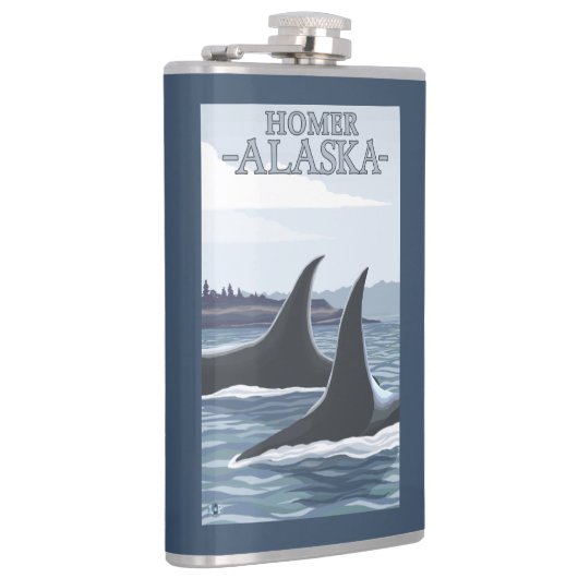 Orca Whales #1 - Homer, Alaska Heupfles (Rechts)