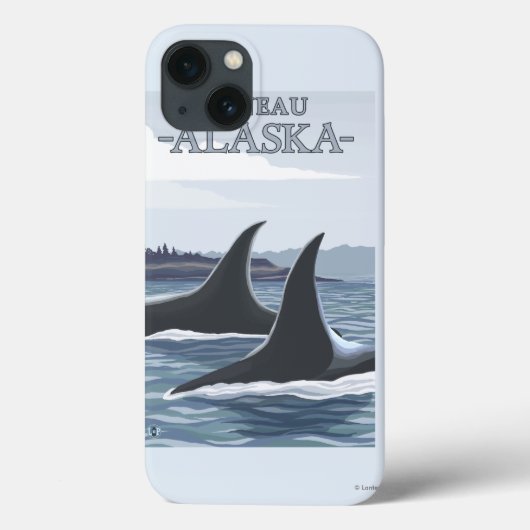 Orca Whales #1 - Juneau, Alaska Case-Mate iPhone Case (Achterkant)