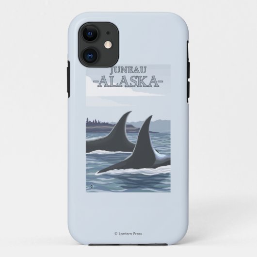 Orca Whales #1 - Juneau, Alaska Case-Mate iPhone Case (Achterkant)