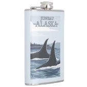 Orca Whales #1 - Juneau, Alaska Heupfles (Rechts)