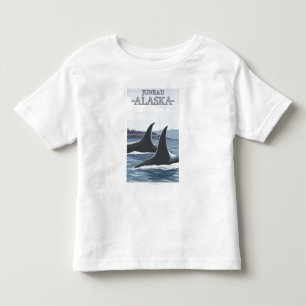 Orca Whales #1 - Juneau, Alaska Kinder Shirts