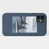Orca Whales #1 - Kenai, Alaska Case-Mate iPhone Case (Achterkant (horizontaal))