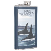 Orca Whales #1 - Kenai, Alaska Heupfles (Rechts)