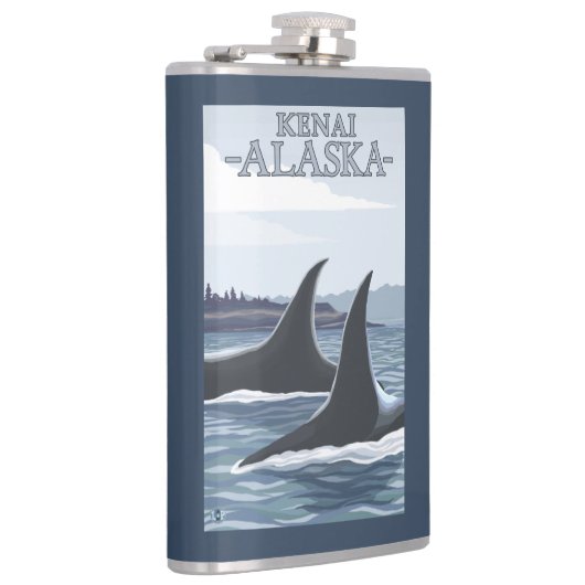 Orca Whales #1 - Kenai, Alaska Heupfles (Rechts)