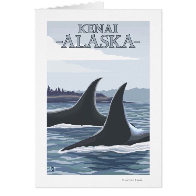 Orca Whales #1 - Kenia, Alaska (Voorkant)