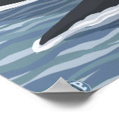 Orca Whales #1 - Kenia, Alaska Poster (Hoek)