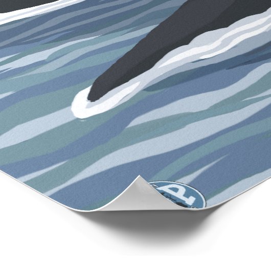 Orca Whales #1 - Kodiak, Alaska Poster (Hoek)