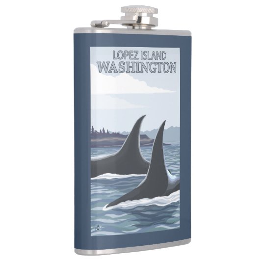 Orca Whales #1 - Lopez, Washington Heupfles (Rechts)