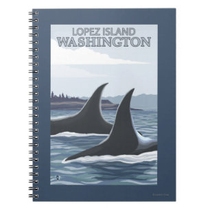 Orca Whales #1 - Lopez, Washington Notitieboek