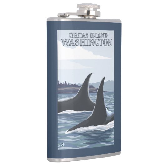 Orca Whales #1 - Orcas Island, Washington Heupfles (Rechts)
