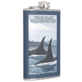 Orca Whales #1 - Orcas Island, Washington Heupfles (Rechts)