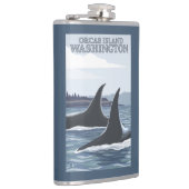 Orca Whales #1 - Orcas Island, Washington Heupfles (Rechts)