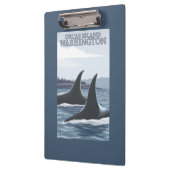 Orca Whales #1 - Orcas Island, Washington Klembord (Links)