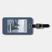 Orca Whales #1 - San Juan Island, Washington Bagagelabel (Voorkant horizontaal)