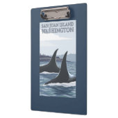 Orca Whales #1 - San Juan Island, Washington Klembord (Links)