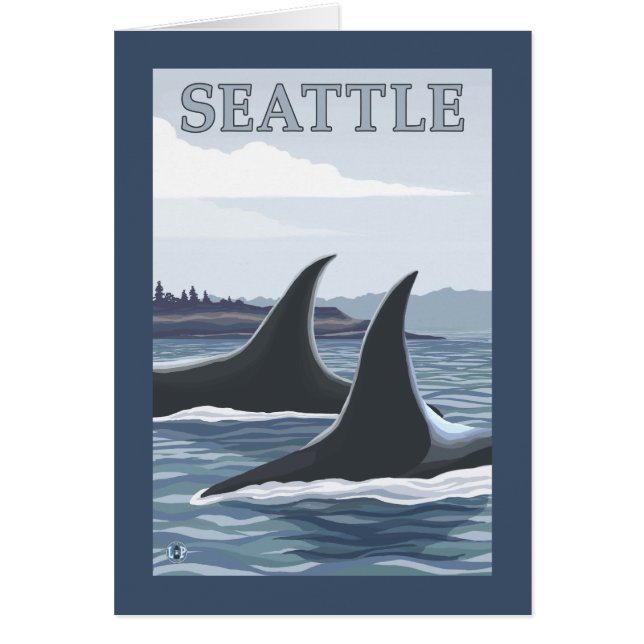 Orca Whales #1 - Seattle, Washington (Voorkant)