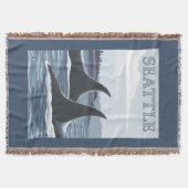 Orca Whales #1 - Seattle, Washington Deken (Voorkant)