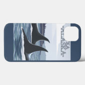 Orca Whales #1 - Sitka, Alaska Case-Mate iPhone Case (Achterkant (horizontaal))