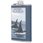 Orca Whales #1 - Skagway, Alaska Heupfles (Links)