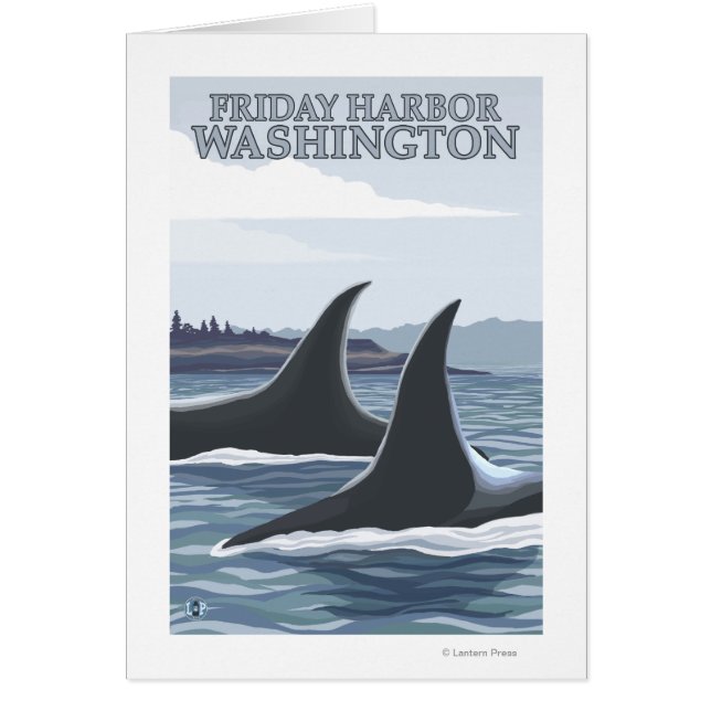 Orca Whales #1 - Vrijdag Harbour, Washington (Voorkant)