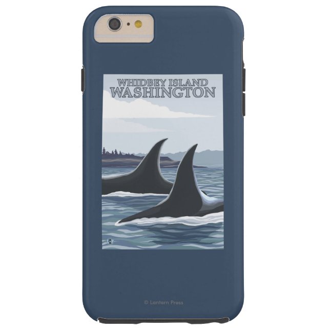 Orca Whales #1 - Whidbey, Washington Case-Mate iPhone Case (Achterkant)
