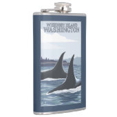 Orca Whales #1 - Whidbey, Washington Heupfles (Rechts)