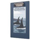 Orca Whales #1 - Whidbey, Washington Klembord (Links)