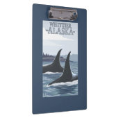 Orca Whales #1 - Whittier, Alaska Klembord (Rechts)