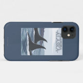 Orca Whales #1 - Wrangell, Alaska Case-Mate iPhone Case (Achterkant (horizontaal))