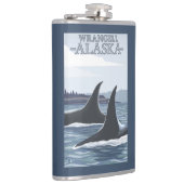 Orca Whales #1 - Wrangell, Alaska Heupfles (Rechts)