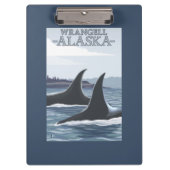 Orca Whales #1 - Wrangell, Alaska Klembord (Voorkant)