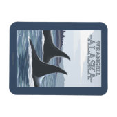 Orca Whales #1 - Wrangell, Alaska Magneet (Horizontaal)