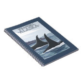 Orca Whales #1 - Wrangell, Alaska Notitieboek (Rechterzijde)